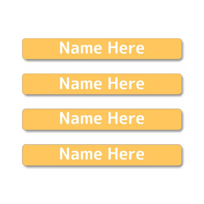 Single Colour Mini Name Labels