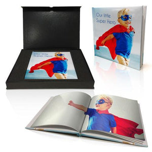 8x8" Personalised Padded Cover Book in Presentation Box