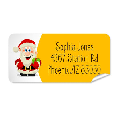 Santa Return Address Label
