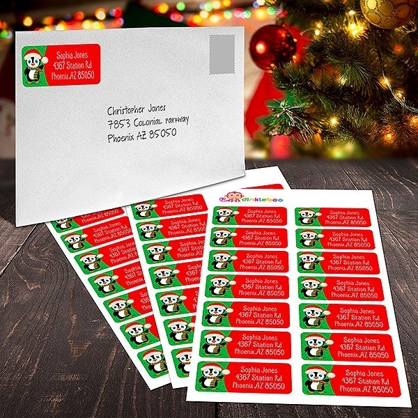 Penguin Return Address Label