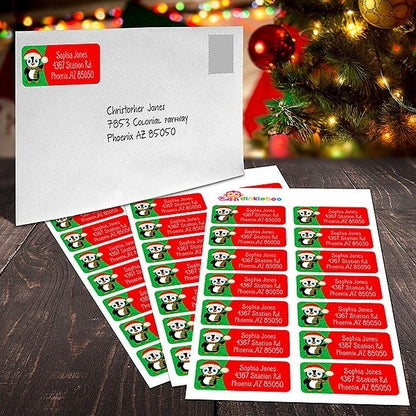 Penguin Return Address Label