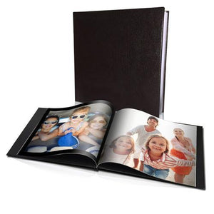 12x12" Leather Look Padded Cover Photo Book